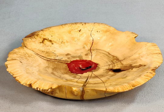 Handmade Wooden Bowl / Maple Burl Wood